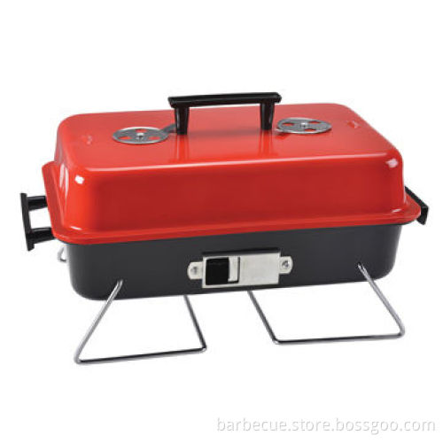 Portable Barbecue Grill on Table, Made of Carbon Steel, 28cm Height